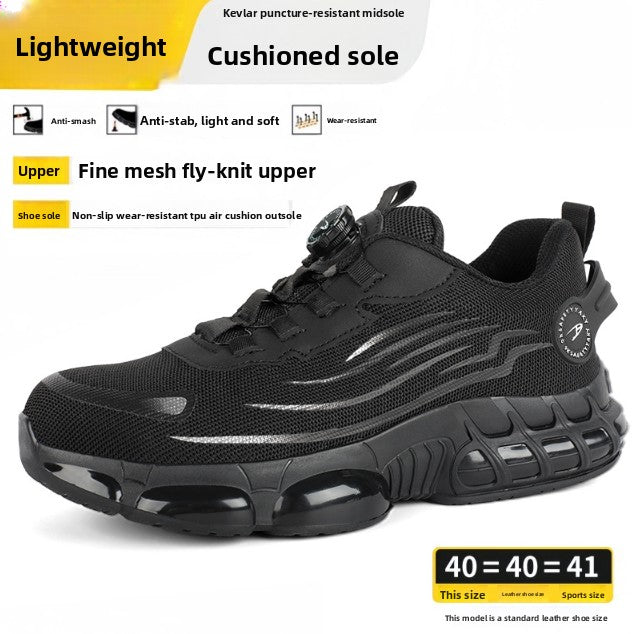 IRONSTEP "BLACK" TRAINER WORK SAFETY SHOES ($47.99)